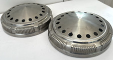 Dodge Plymouth Chrysler Police Car Oem 9 Dog Dish Hubcaps Set Of 2 Vented Mopar