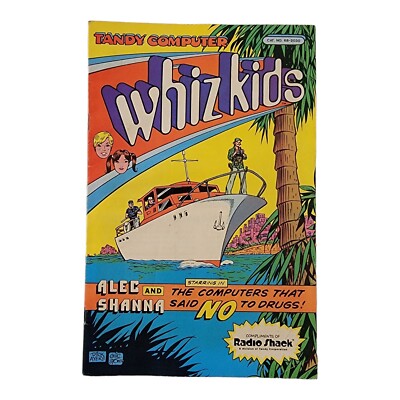 Whiz Kids Tandy Computer 68-2030 Comic Book Vintage 1985