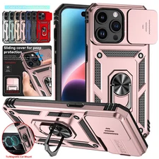 For iPhone 15 Plus 14 13 Pro Max 12 11 Case Stand Shockproof Heavy Duty Cover