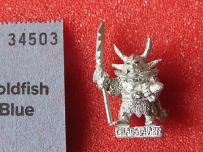 Citadel Chaos D3 C16 Chaoszwerge Zwerge Ulfo Bloodmask Metall Figur OOP GW Neu
