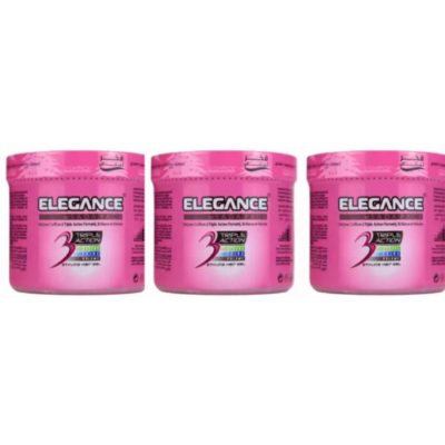 3X Elegance 3 Triple Action Styling Hair Gel, Pink, 500 ml | eBay