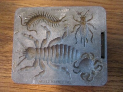 BEE TICK CRICKET 1964 CREEPY CRAWLERS THINGMAKER MOLD MATTEL 4477-058-8B VINTAGE