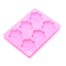Dog Cat Paw Print Mold Silicone Cake Baking Mold Soap Mold Kitchen Tool SZ