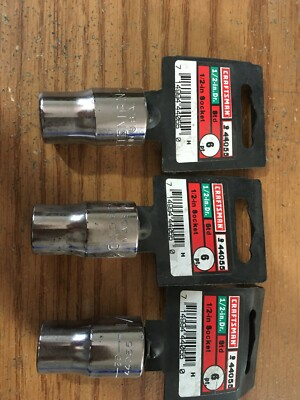 #ad 3 Craftsman 1 2 in. Socket 6 pt. $8.00