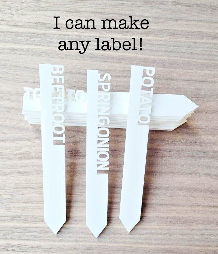 Plant Labels, Allotment Stakes, Gardening Name Tags, Vegetable Garden