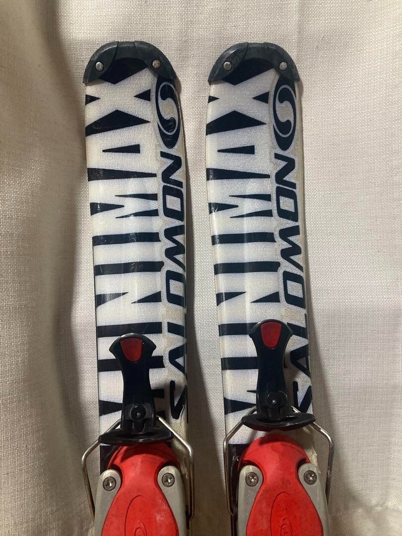 Salomon Minimax Spaceframe Snowblades 100cm Skis Bindings winter