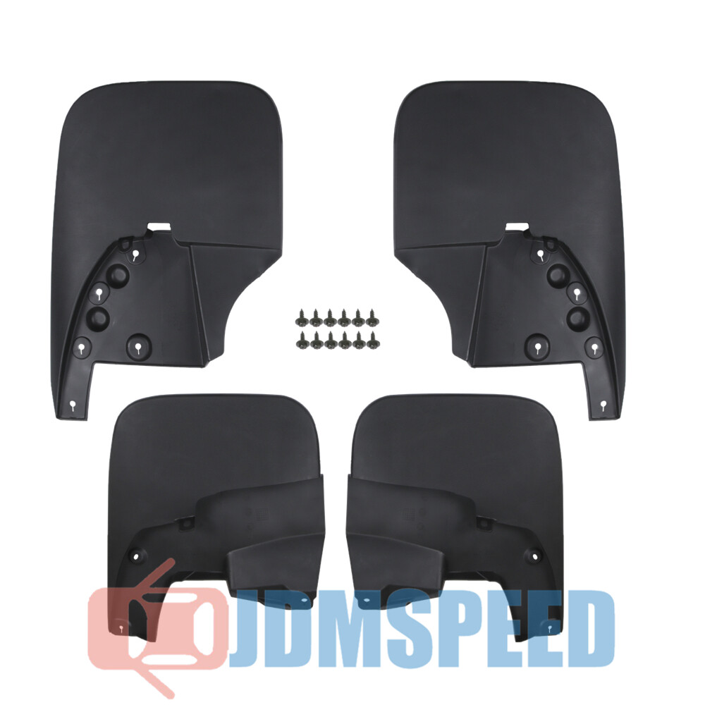 Mud Flaps Splash Guards for 2007-2013 Toyota Tundra w/o Wheel Lips Front & Rear-image
