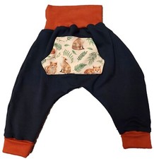 Pumphose Haremshose  Füchse Mitwachshose Kinder BW-Jersey Tasche Mustermix