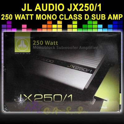 JL AUDIO JX250/1 おまけ付き Amazon.com: JL Audio JX250/1D 250W RMS at 2 Ohms(160W RMS at 4