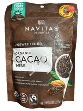 Navitas Organic Cacao Nibs 8oz exp 9/26