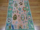 Turkish Oushak Rug,Geometric Multicolored Area Rug,Handmade Bohemian Rug 2.7x6.2 — photo 5