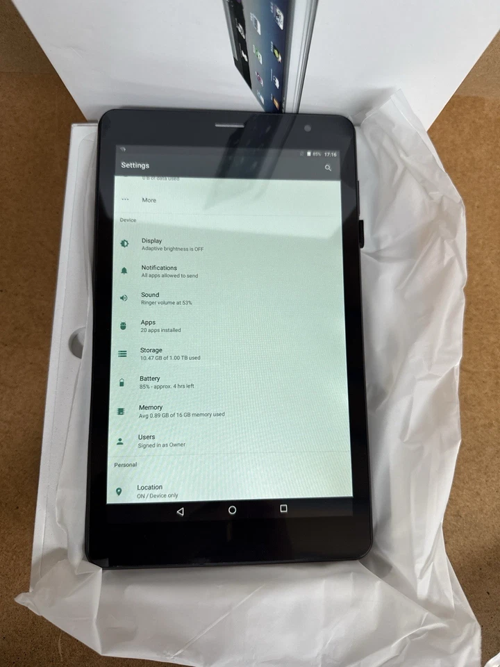 Tab14 8” Android 12 Tablet 16GB RAM 1TB ROM Dual SIM 10 Core GPS WiFi 10000mAh - Image 4 of 4