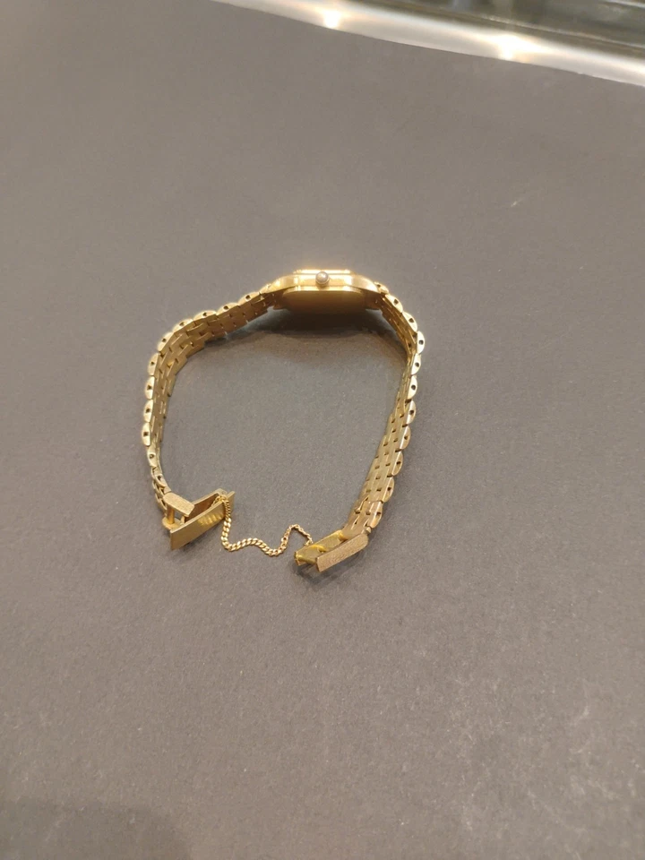 14 karat gold Geneva quartz ladies watch - Image 3 of 4