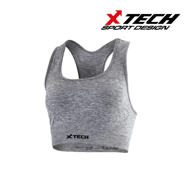 Superior Gris Gimnasio Fitness Ciclismo MTB Fitnes Running Carreras Jogging - Imagen 2 de 3