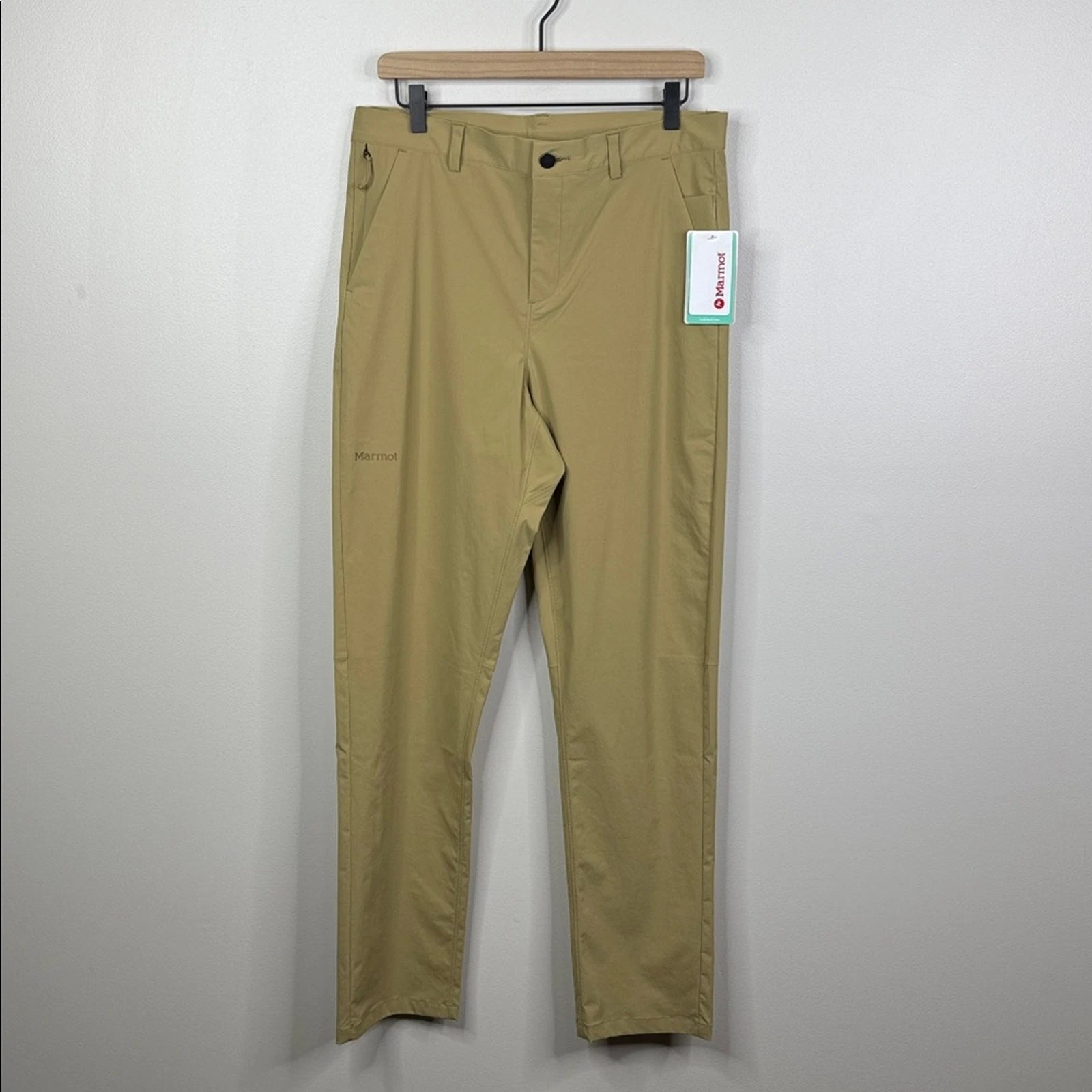 Marmot Men's Arch Rock Pant Tan Size 32 NWT Hiking Outdoor Technical Stretch