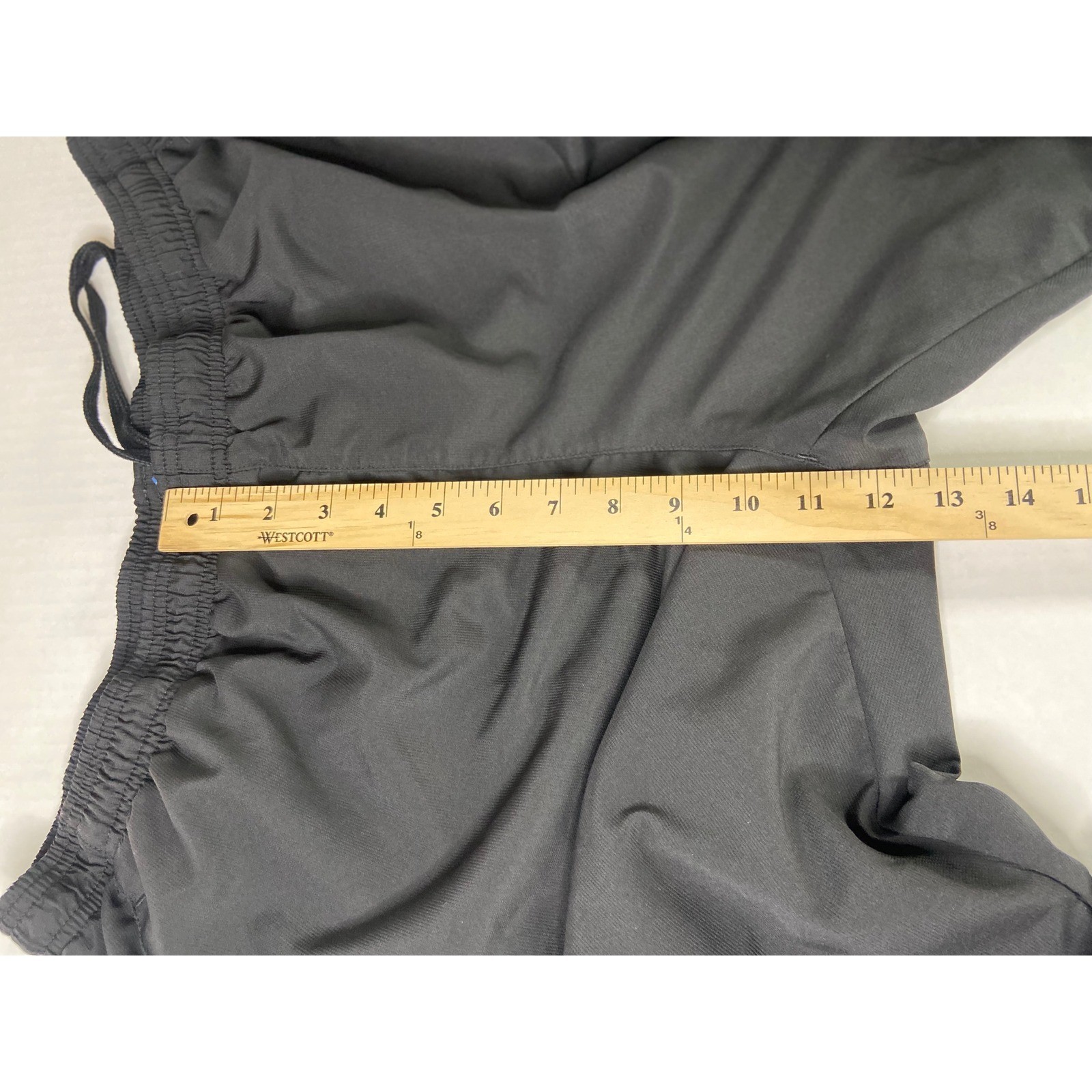 Reebok Mens XL Black Mesh Lined Track Pants Athletic Warm Up Ankle Zip XL thumbnail 5