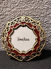 Jay Strongwater Enamel Red Swarovski Crystal Mini Picture Frame Neiman Marcus