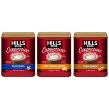 Cappuccino Mix Instant Coffeehouse Taste for Hot Iced Drinks Variety Pack