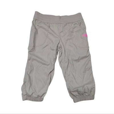 The North Face Girls Jogger Pants Aphrodite Cropped Pull On Outdoor M (10/12)