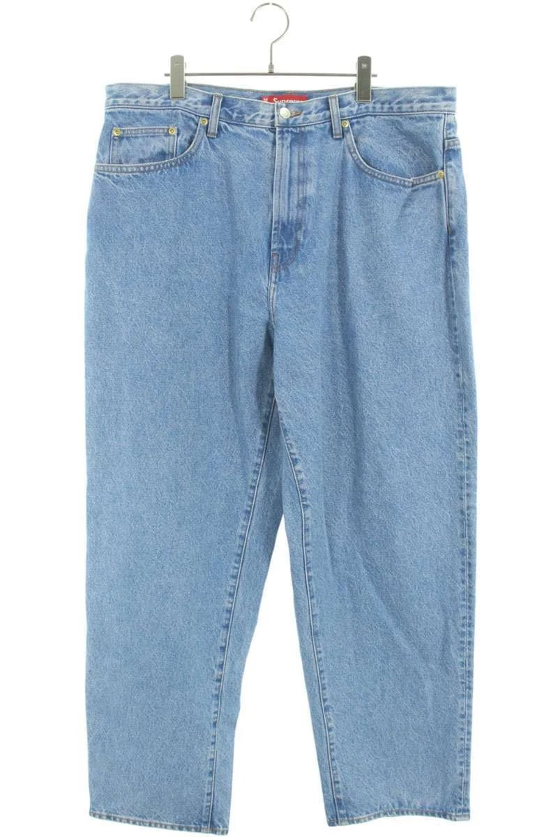 Pantalon denim Supreme taille 36 baggy jean bag logo brodé denim pantalon occasion