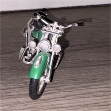 Old Maisto 1:18 Indian Green Diecast Metal Motorcycle