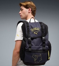 PUMA x Pokemon Backpack Black Strong Gray Pik...