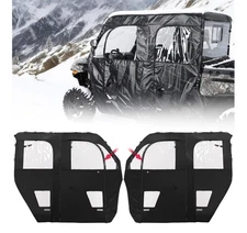 Zipper Soft Doors Water-Resistant For CFMOTO Uforce 1000 XL 2022-25 UTV PVC NEW