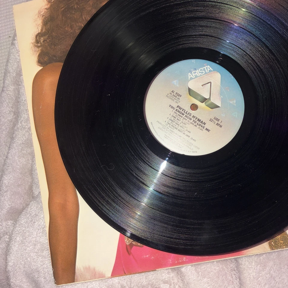 Phyllis Hyman, You Know How To Love Me LP, 1979 ARISTA Records AL-9509, EX - Image 4 of 4