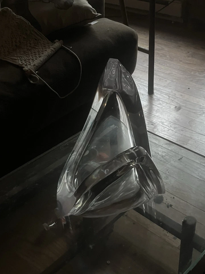 ICÓNICO MCM Astrolite Bowl arte esculpido a mano Ritts Co Hollywood Regency Foto 3 de 4