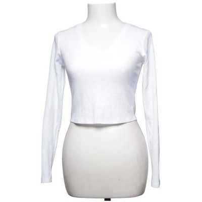 Bozzolo, Crop Top, Größe: M, HT12273, Weiß, Baumwolle/Elasthan/Polyester #PGo
