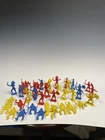 Lot Of 36 1960’s Vintage Marx Fort Apache Native Warrior Figures RYB Color Mix