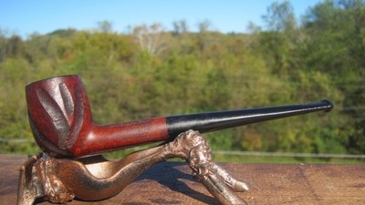 KBB Yello Bole Imperial Cured With Real Honey Imported Briar Estate Pipe 6'' L