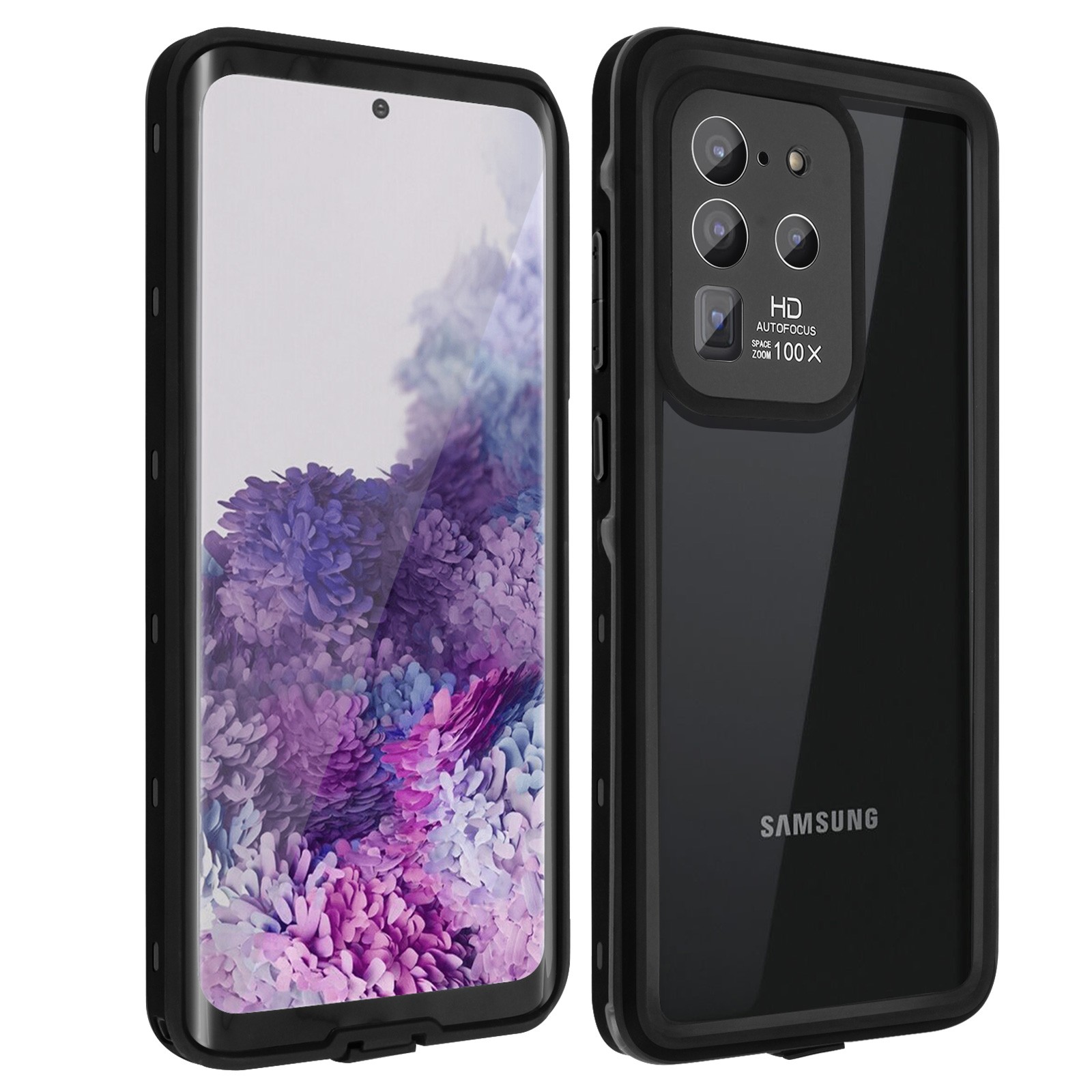 Coque Samsung S20 Ultra étanche pour piscine et chantier bi-matière