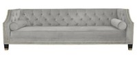 Dreisitzer Stoff Wohnzimmer Design Couchen Polster Sofa Sofas Chesterfield Neu