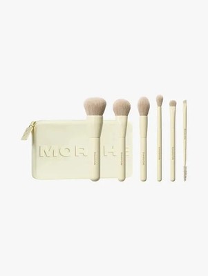 Morphe - Buttery Blends 6-Piece Travel Brush Set - NEW Make-Up Pouch Foundation