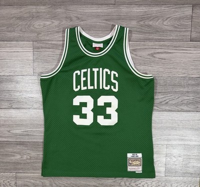 Boston Celtics 1985-86 #33 Larry Bird NBA Swingman Jersey Mitchell