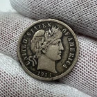 1914 D Barber Dime. 90% Silver.  Nice Higher Grade Old US Coin!