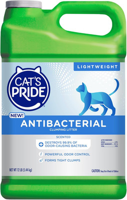NEW Antibacterial Cat Litter: Destroys 99.9% of Odor-Causing Bacteria - Powerful