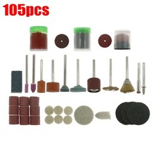 105Pcs Power Tools Rotary Tool Accessory Set Fits Drill Grinding Polishing