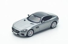 1:43 Spark Mercedes Benz Gts Amg (C190) 2016 Silver S4906 Model