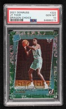 2021 Panini Donruss Rated Rookie Choice Dragon JT Thor #222 PSA 10 GEM MT 0ni1