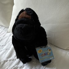 GANZ Webkinz Silverback Gorilla Plush 2005 HM335 with Sealed Code