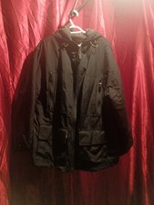 Structure Sports Xl Black Nylon Polyurethane Full Zip Jacket