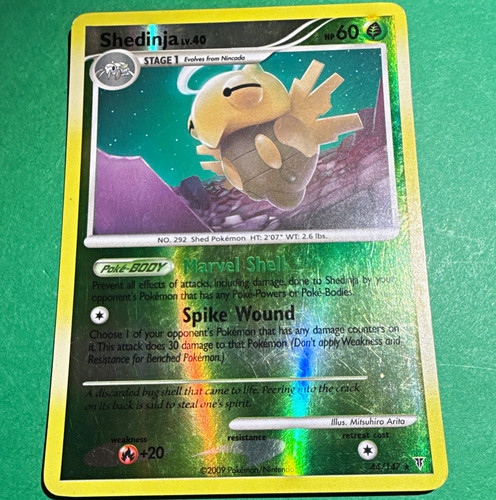 Nintendo Shedinja 44/147 Supreme Victors Holo Rare English 2009 60 HP