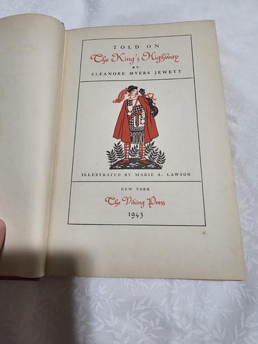 Told on the King's Highway Eleanore Myers Jewett Erstausgabe 1943 Hardcover - Bild 4 von 7