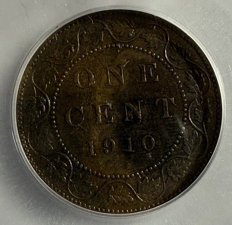 1910 Canada One Cent Coin - ICG MS60 Details - Image 3 of 4