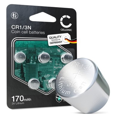 x5 CELLONIC CR1/3N Knopfzellen-Batterien