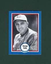 #138 GEORGE KELLY, Giants & Reds ~ Shakeys Pizza HOF/Baseball's Immortals EX