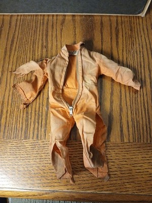 GI Joe Adventure Team Orange Jump Suit Jumpsuit Vintage White Tag 1960'S Japan