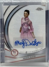 2026 Topps Chrome U.S. Olympic Meryl Davis Autograph Refractors #BCAMDA